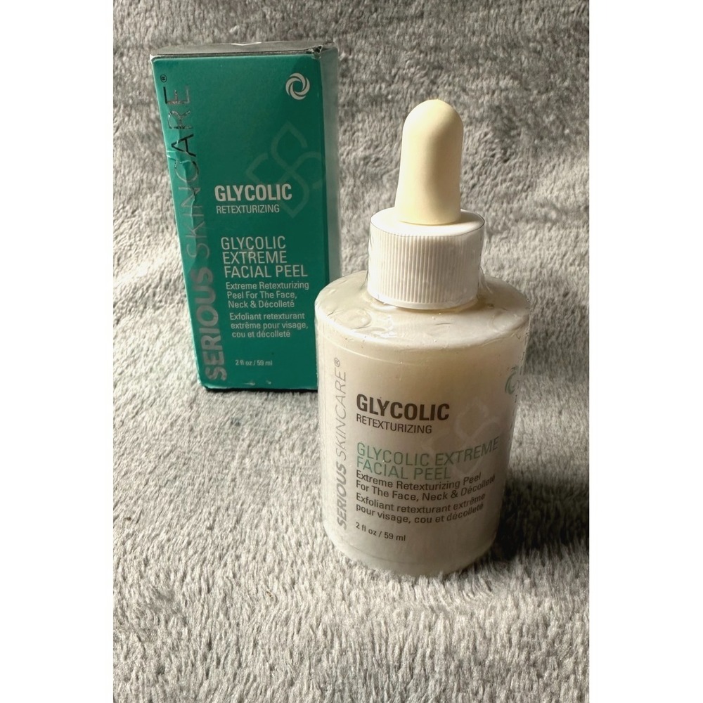 NEW SERIOUS SKINCARE GLYCOLIC RETEXTURIZING EXTREME FACIAL PEEL 2 OZ NEW